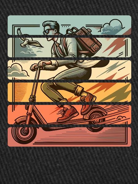 E-Scooter E-Roller Tretroller