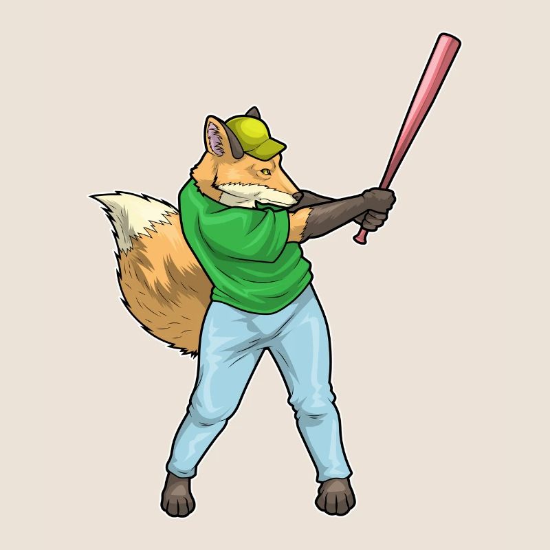 Fuchs Baseball Baseballschläger