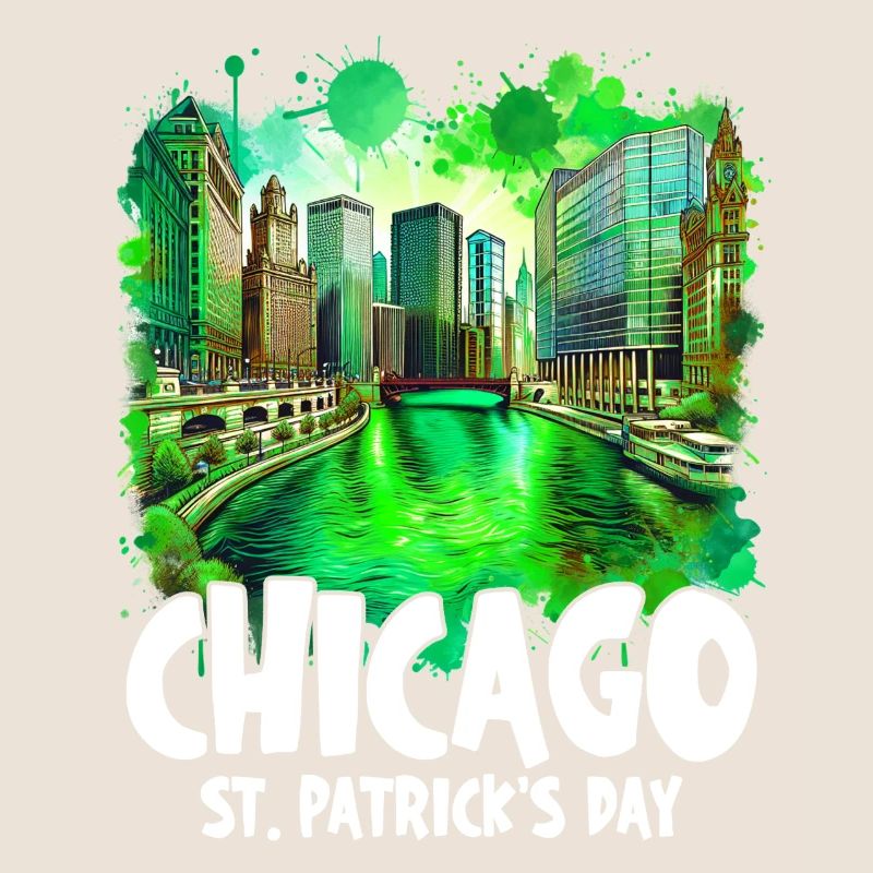 Chicago River Celebration St. Patrick's Day