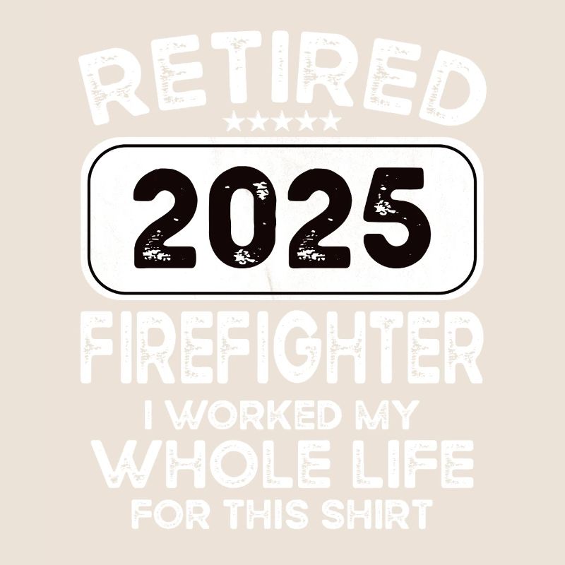 Pompier à la retraite 2025