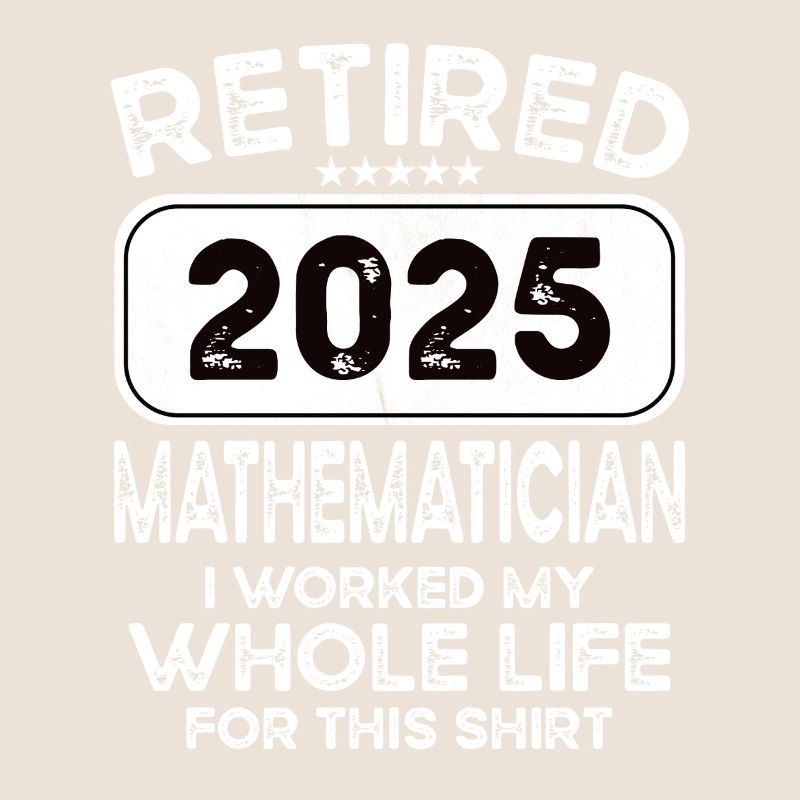 Mathématicien à la retraite 2025