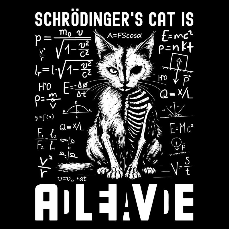 Le chat de Schrödinger mort et vif