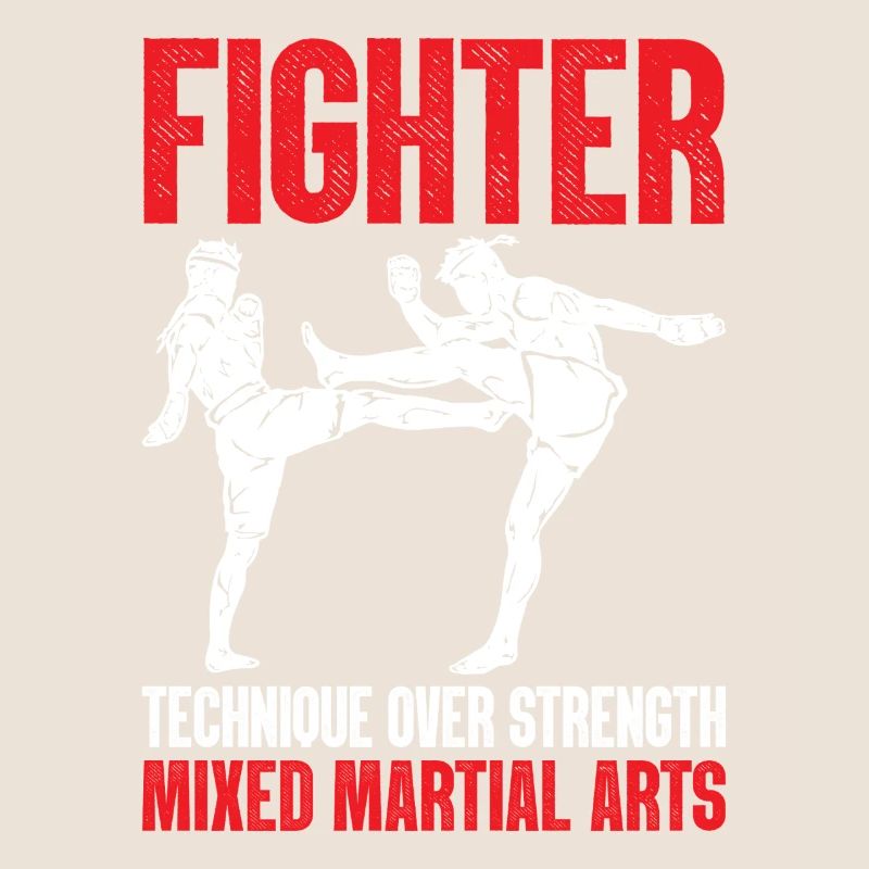 Fighter Technique Over Strength Funny MMA Martial