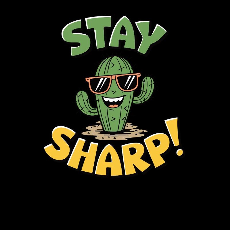 Stay Sharp Cactus