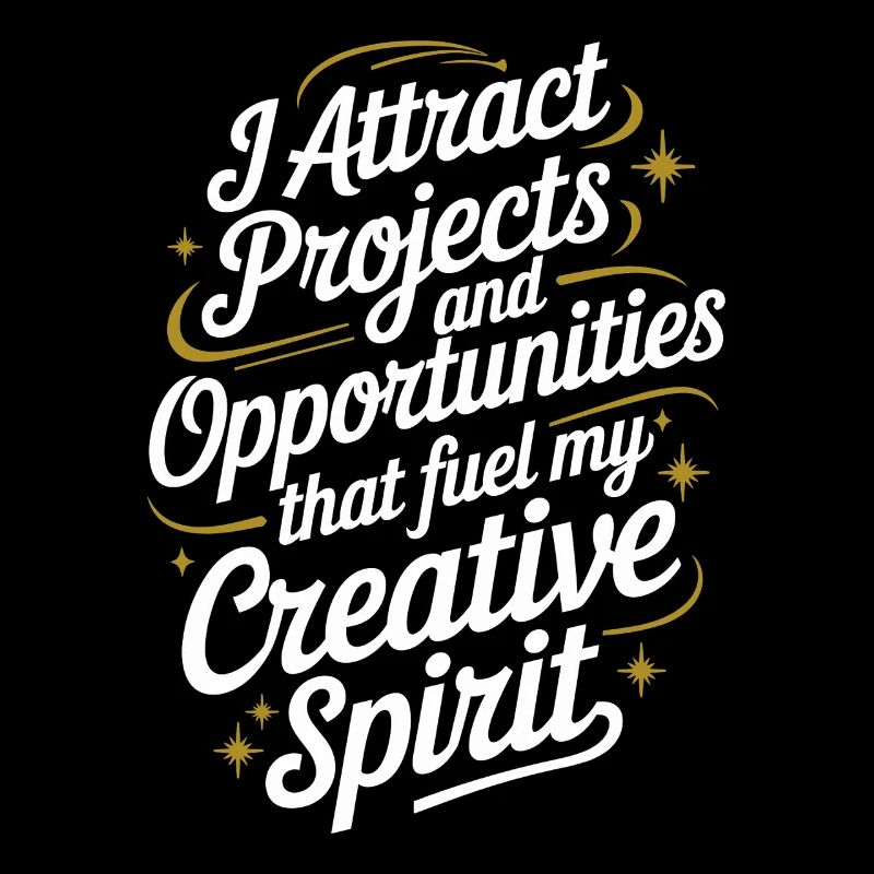 I attract projects and opportunities, manifest