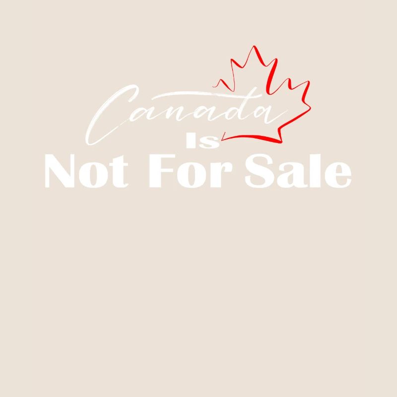 Le Canada n’est pas à vendre Maple Leaf Design