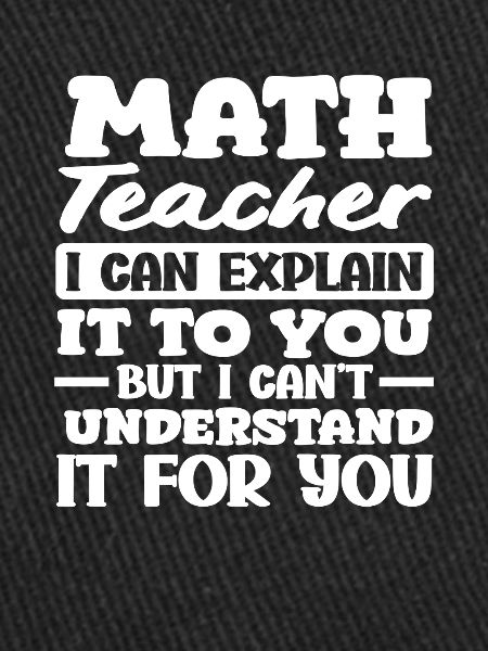 Math Teacher Math Gift