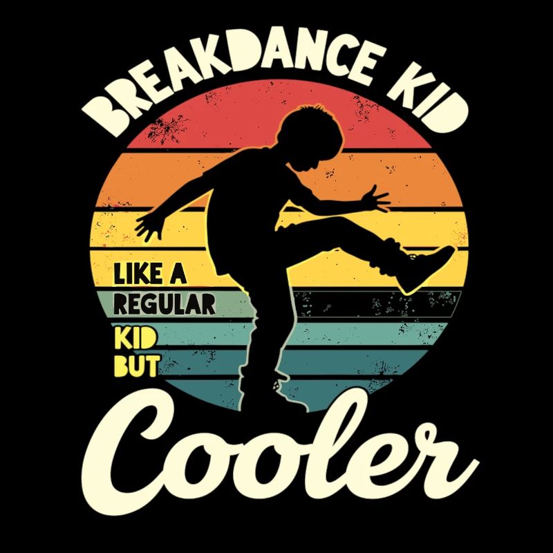 Breakdance Kid Breakdancer Retro Tanz B-Boys