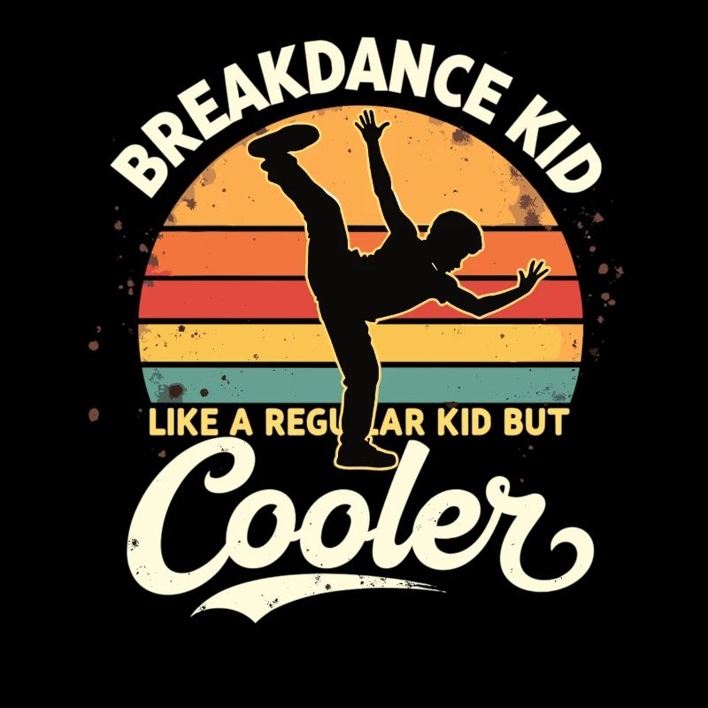 Breakdance Kid Breakdancer Retro Tanz B-Boys