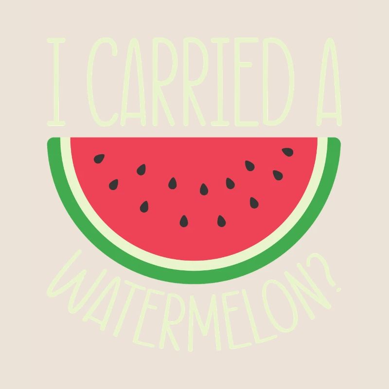 Melon pastèque Fruit d’été Cadeau végétalien