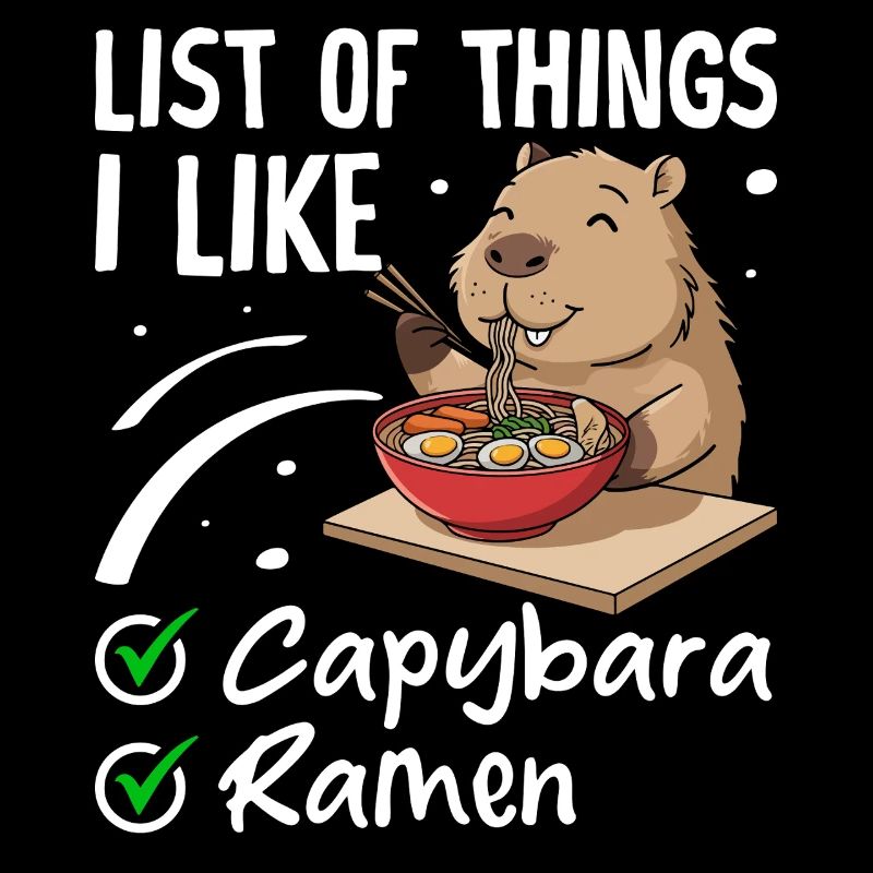 Capybara and Ramen – Perfect Combination