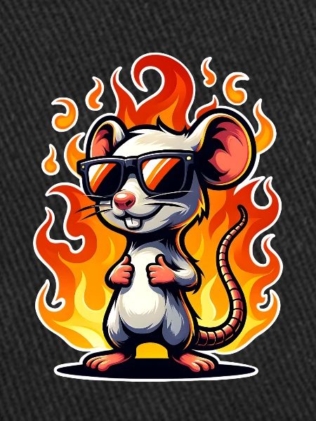 Flamme de souris