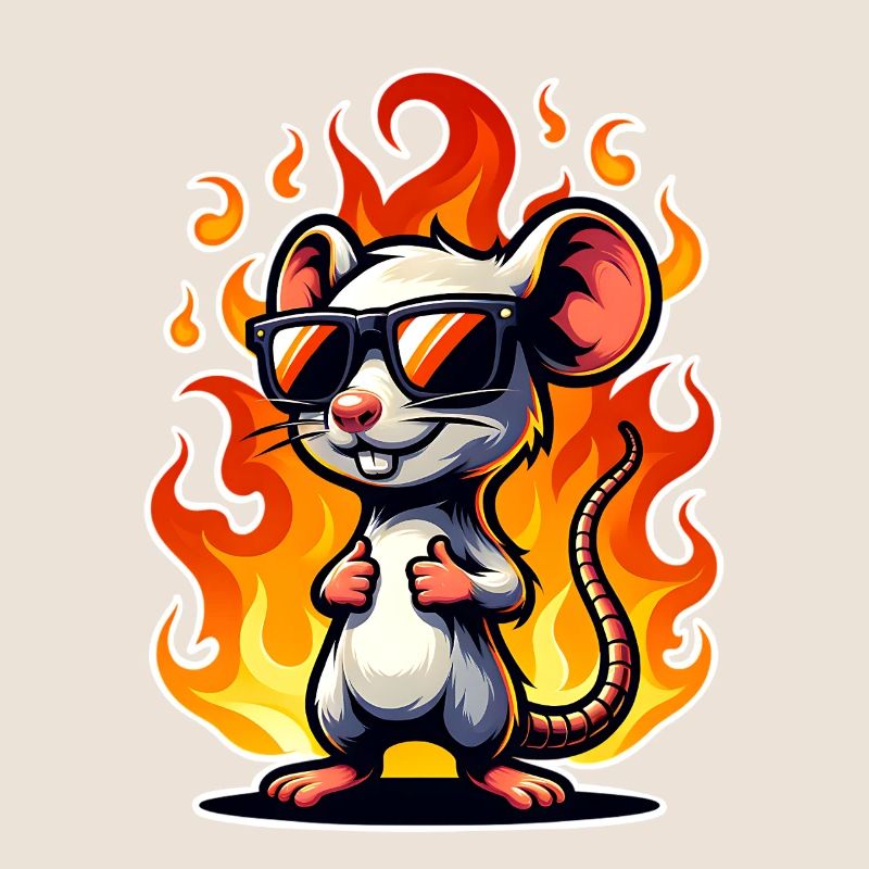 Flamme de souris