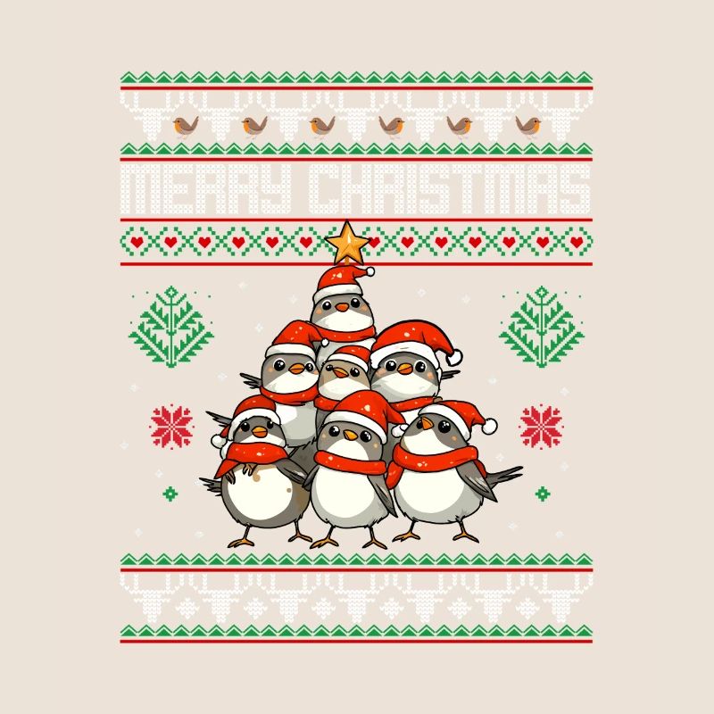 Vogel Weihnachten Rotkehlchen