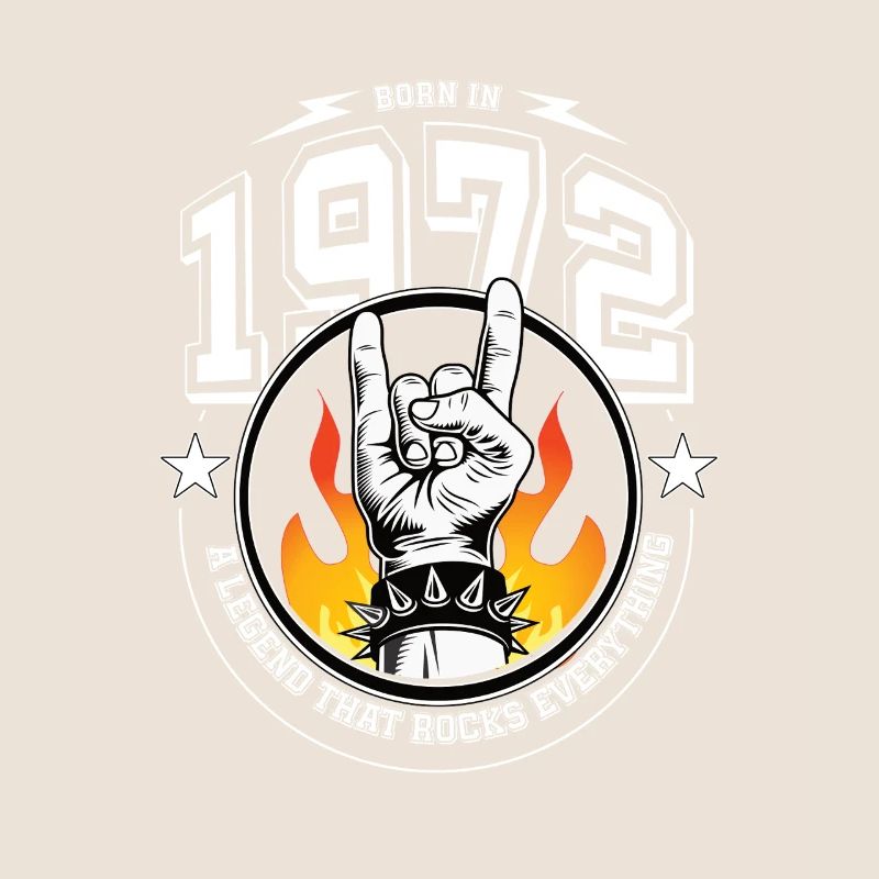 1972 Birthday, rocks everything