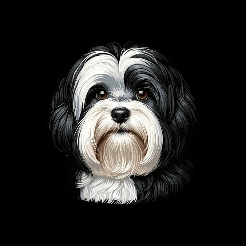 Visage de chien - Bichon havanais