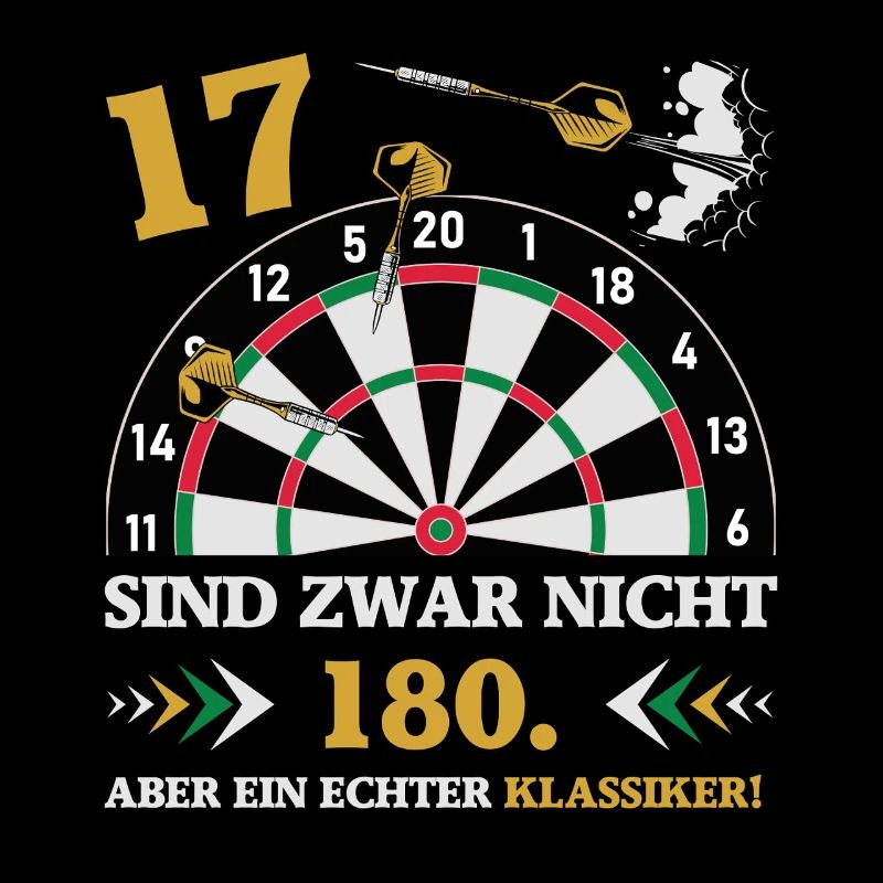 Les fléchettes 17 ne sont pas des fléchettes d’anniversaire de 180