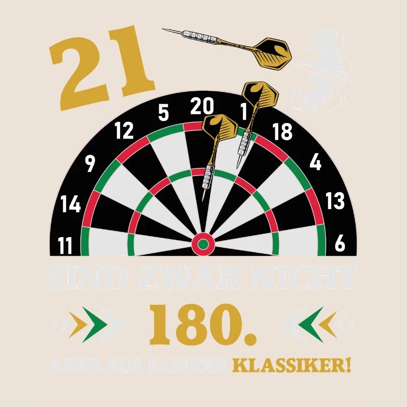 Les fléchettes 21 ne sont pas des fléchettes d’anniversaire de 180