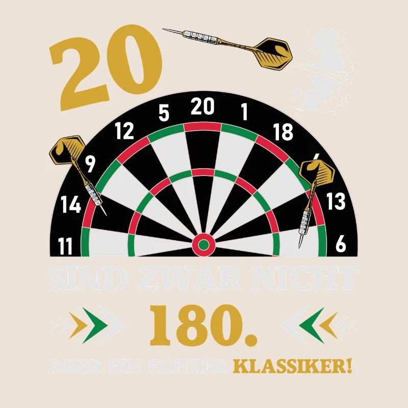 Les fléchettes 20 ne sont pas des fléchettes d’anniversaire de 180