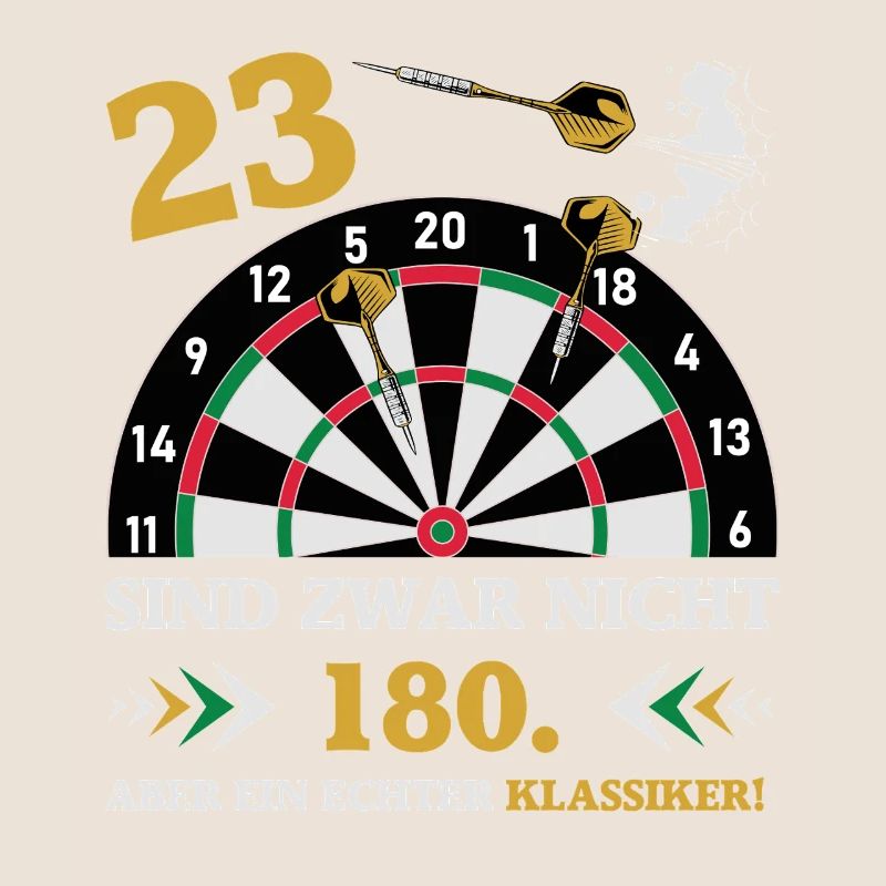 Les fléchettes 23 ne sont pas des fléchettes d’anniversaire de 180