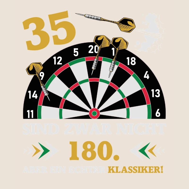 Les fléchettes 35 ne sont pas des fléchettes d’anniversaire de 180