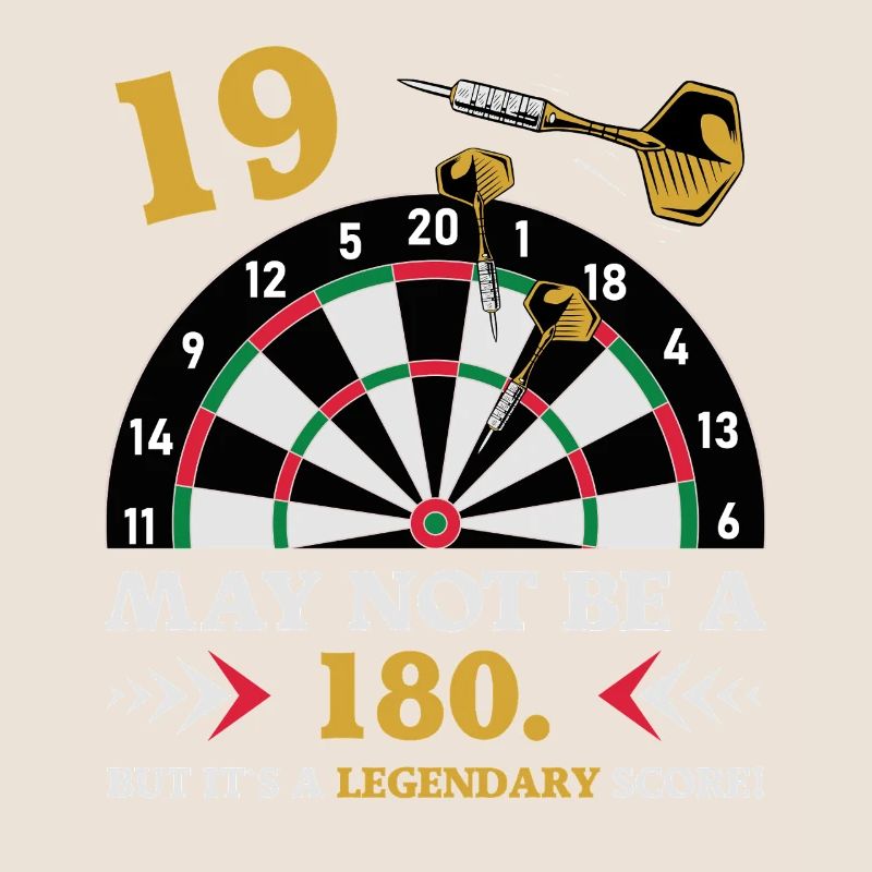 Pas 180 mais un classique : les fléchettes du 19e anniversaire