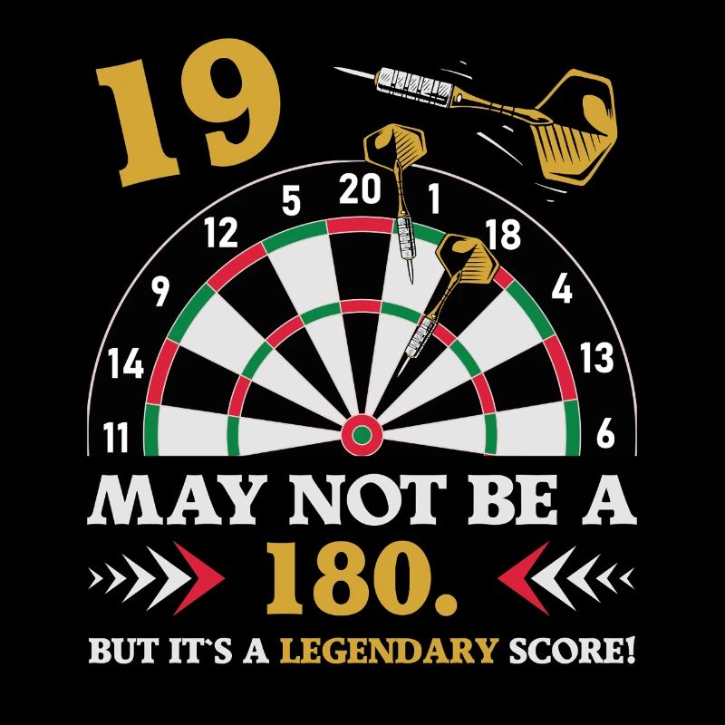 Pas 180 mais un classique : les fléchettes du 19e anniversaire