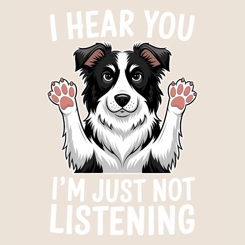 Border Collie Saying Funny Border Collie Gift