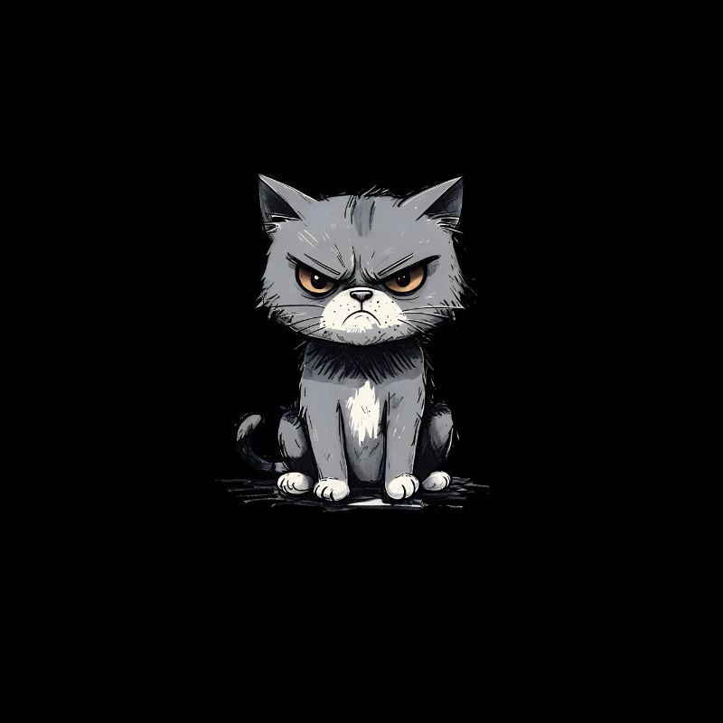 Meine Katze verurteilt dich: Grumpy Tabby