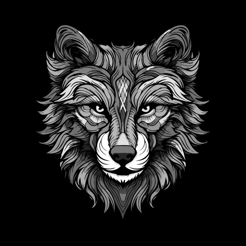 Portrait de loup