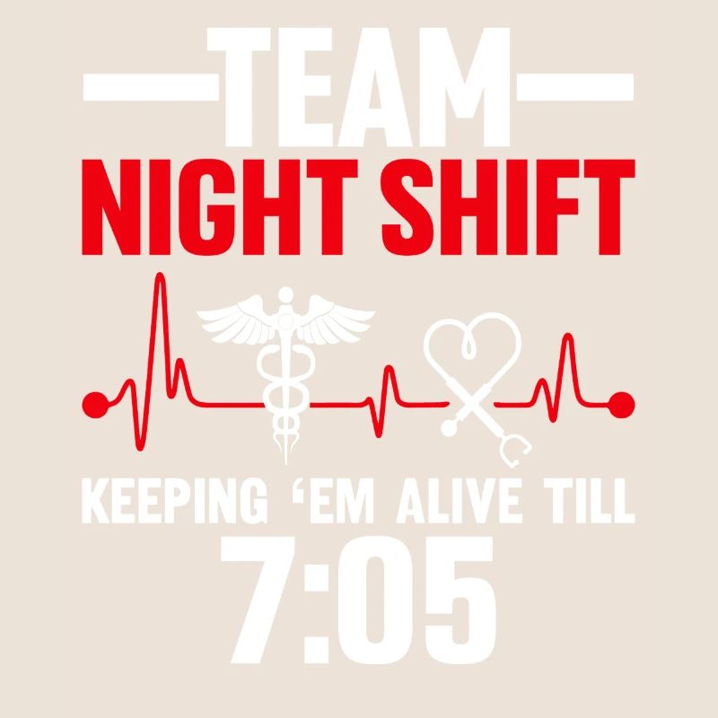 Équipe Night Shift Drôle Infirmière Technique de Dialyse