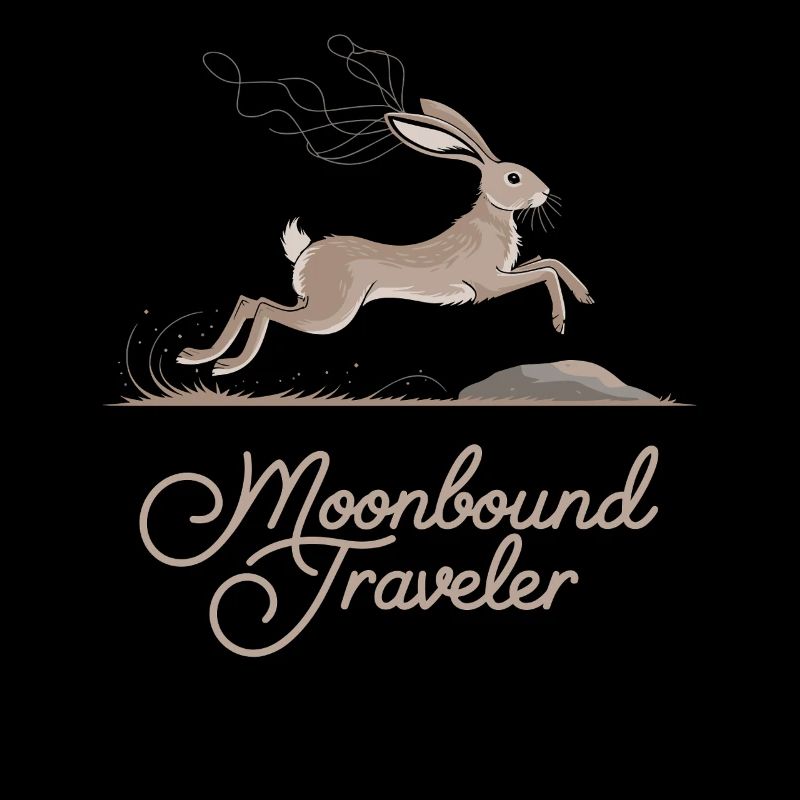 Moonbound Traveler Jumping Rabbit