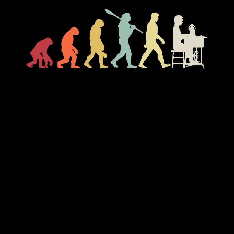 Lustige Evolution Computerinformationstechnologie