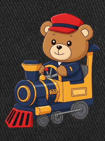 Teddy Bear Engine Driver
