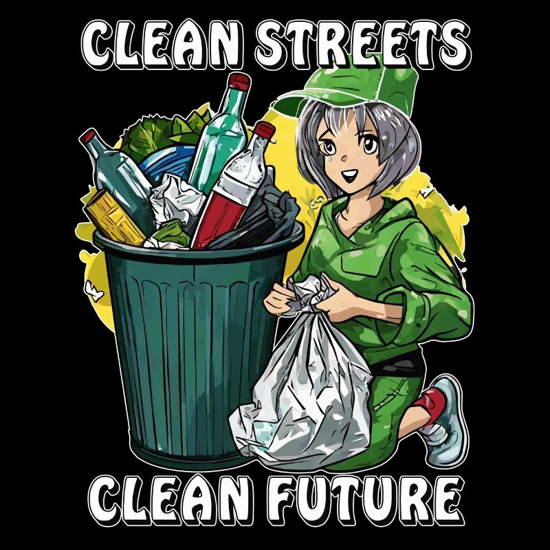 CLEAN STREETS CLEAN FUTURE WASTE BIN