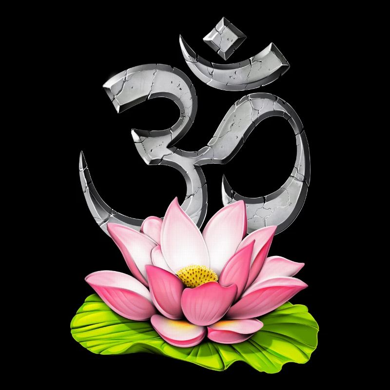 Symbole Om Fleur De Lotus