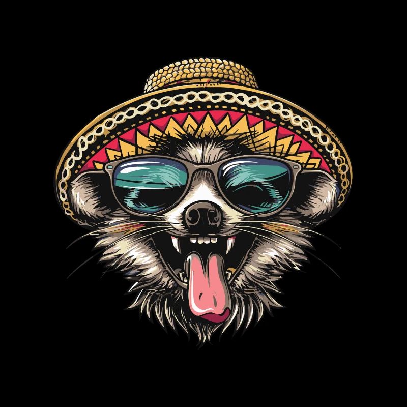 Hedgehog Comic Funny Sombrero