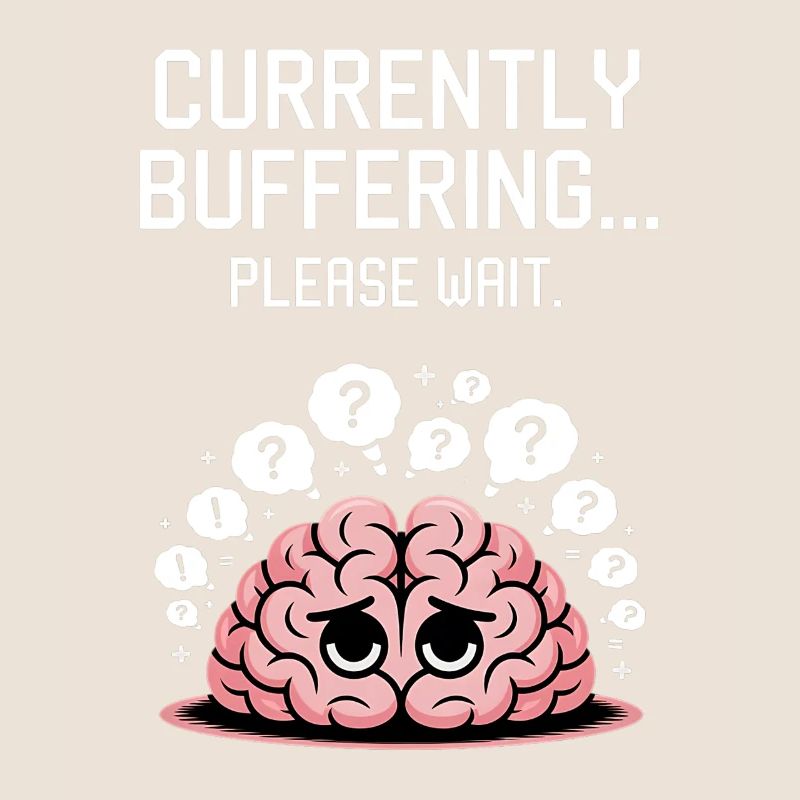 Funny Brain Thinking Saying