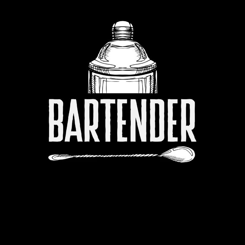 Klassischer Barkeeper Stil Mit Shaker