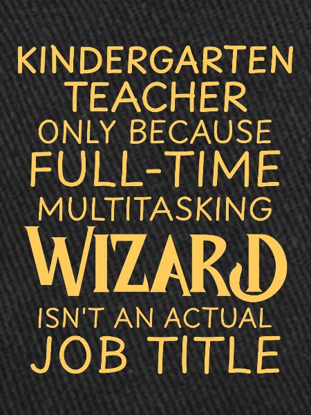 Kindergarten teacher Wizard
