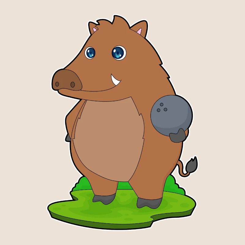Boar Bowling Boule de bowling