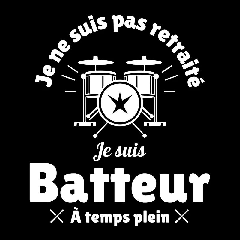 Retraité batteur passionné