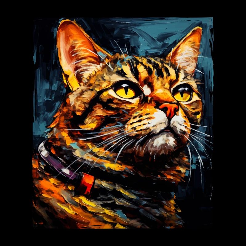 Cat Portrait Head