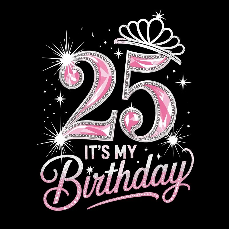 Couronne 25e anniversaire Glitter
