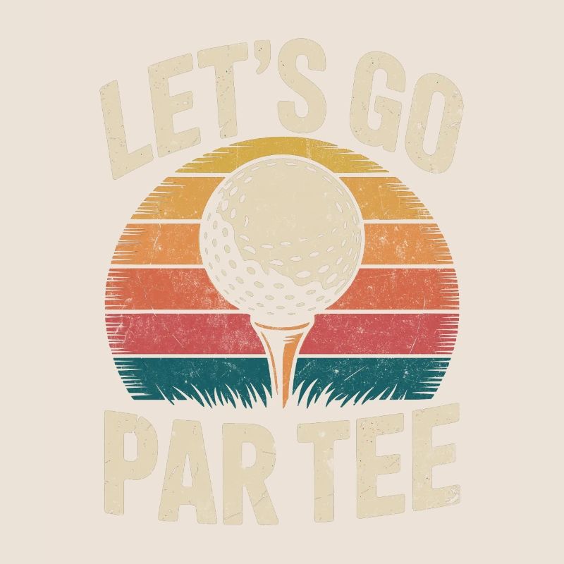 Par tee drôle golf design