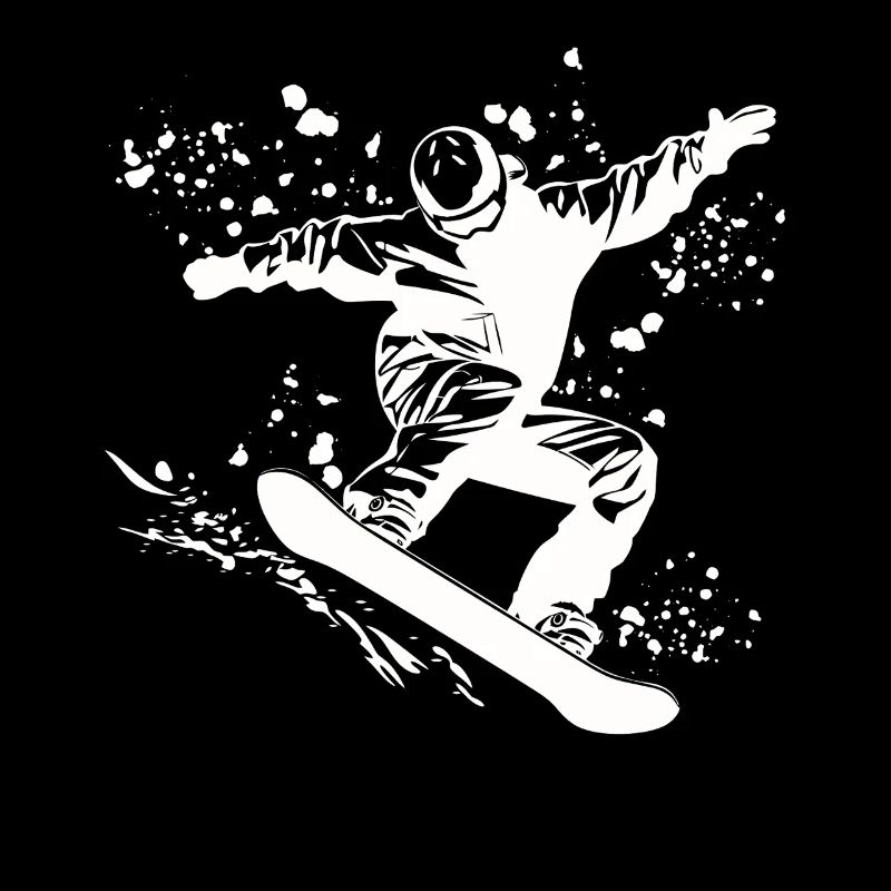 Snowboarder Snowboarding Snowboard