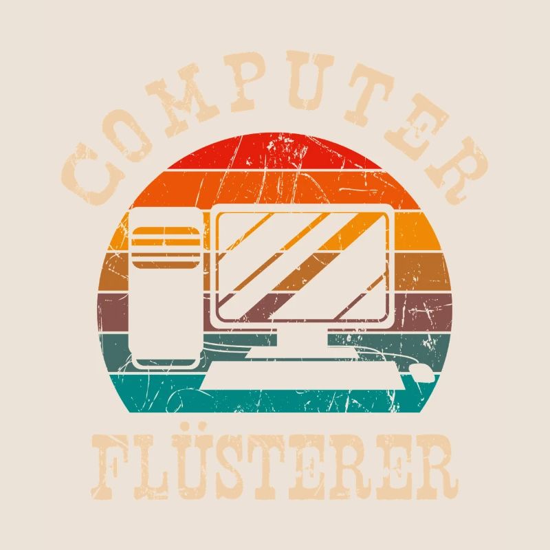 Computer Flüsterer Retro Gamer Nerd Programmierer