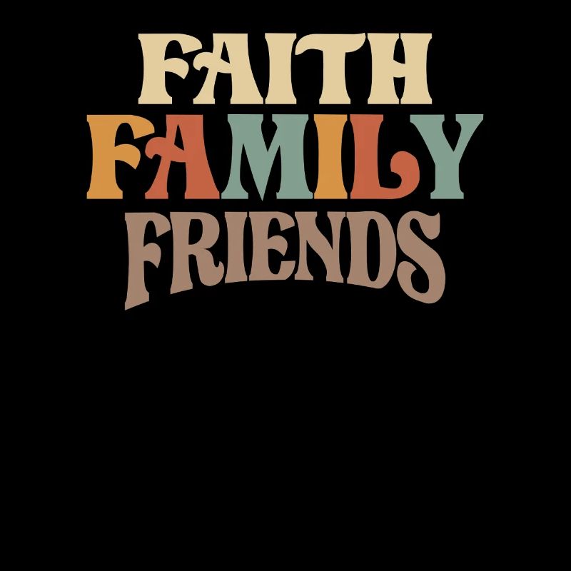 Foi Famille Amis Devise chrétienne