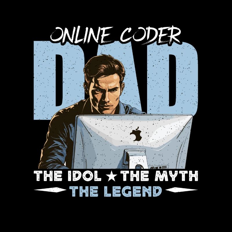 Codeur en ligne Papa L’idole Le mythe Le développeur