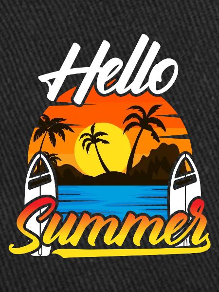 Hello Summer Sunset Design